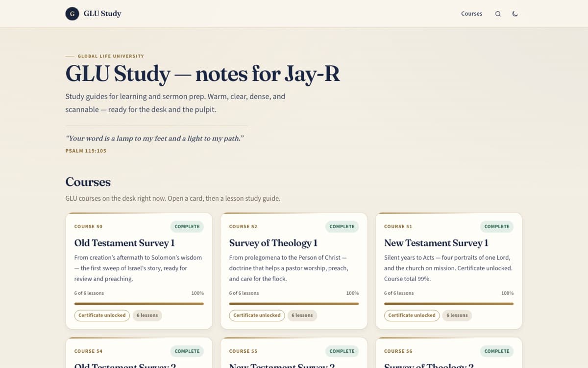 GLU Study screenshot