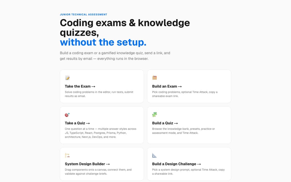 Technical Interview Platform screenshot
